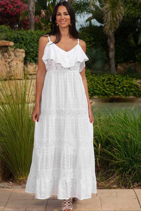 Maxikleid 22F-529 A-35 С FRESH COTTON